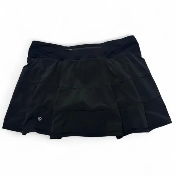 Lululemon Pace Revival Black Women’s Size 10 Skirt With Inside Liner Gorpcore - Picture 2 of 6